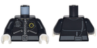 LEGO® los onderdeel Lijf met Motief Zwart 973pb1734c02