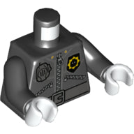 LEGO® los onderdeel Lijf met Motief Zwart 973pb1734c02