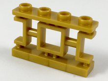 Plaatje in Gallery viewer laden, LEGO® los onderdeel Hek in kleur Parel Goud 32932