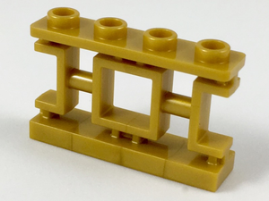 LEGO® los onderdeel Hek in kleur Parel Goud 32932