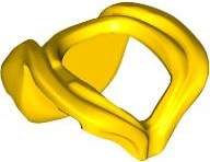Plaatje in Gallery viewer laden, LEGO® los onderdeel Lijf Accessoire in kleur Geel 15428