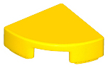 LEGO® los onderdeel Tegel Rond in kleur Geel 25269
