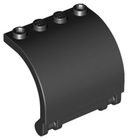 LEGO® los onderdeel Paneel in kleur Zwart 18910