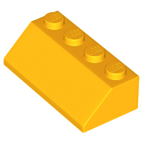 Plaatje in Gallery viewer laden, LEGO® los onderdeel Dakpan Algemeen Helder Licht Oranje 3037