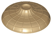 LEGO® los onderdeel Hoofddeksels Donker Geelbruin 26007