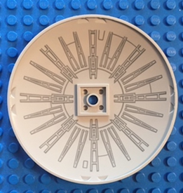 LEGO® Schaal met Motief Licht Blauwachtig Grijs 50990bpb06