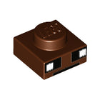 LEGO® onderdeel Plaat met Motief Roodachtig Bruin 3024pb009
