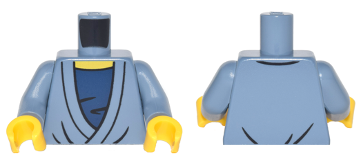 LEGO® los onderdeel Lijf met Motief Zandblauw 973pb2819c01