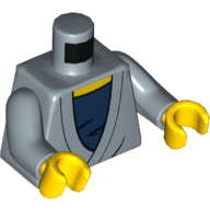 Plaatje in Gallery viewer laden, LEGO® los onderdeel Lijf met Motief Zandblauw 973pb2819c01