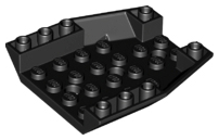 LEGO® los onderdeel Wig in kleur Zwart 29115