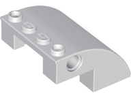 LEGO® onderdeel Dakpan Gebogen Licht Blauwachtig Grijs 61487
