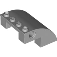 Plaatje in Gallery viewer laden, LEGO® onderdeel Dakpan Gebogen Licht Blauwachtig Grijs 61487