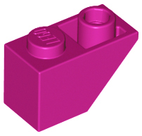 LEGO® los onderdeel Dakpan Omgekeerd in kleur Magenta 3665