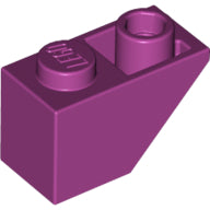 LEGO® los onderdeel Dakpan Omgekeerd in kleur Magenta 3665