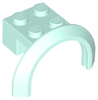 LEGO® los onderdeel Spatbord in kleur Licht Aqua 50745
