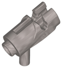 LEGO® los onderdeel Wapen in kleur Zilver 15391