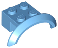 LEGO® los onderdeel Spatbord in kleur Medium Blauw 98282