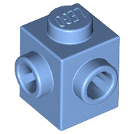 LEGO® los onderdeel Steen Aangepast Medium Blauw 26604