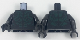 LEGO® los onderdeel Lijf met Motief Zwart 973pb2881c01
