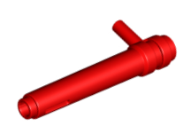 LEGO® los onderdeel Cilinder in kleur Rood 87617