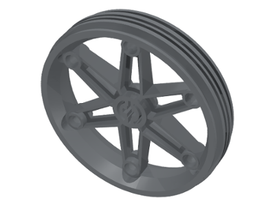 LEGO® los onderdeel Wiel Donker Blauwachtig Grijs 2903