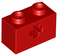LEGO® los onderdeel Technische Steen in kleur Rood 32064