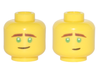 LEGO® los onderdeel Hoofd in kleur Geel 3626cpb1900