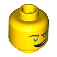 Plaatje in Gallery viewer laden, LEGO® los onderdeel Hoofd in kleur Geel 3626cpb1869