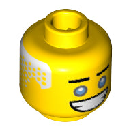 Plaatje in Gallery viewer laden, LEGO® los onderdeel Hoofd in kleur Geel 3626cpb1876