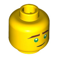 LEGO® los onderdeel Hoofd in kleur Geel 3626cpb1873