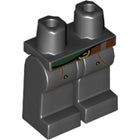 LEGO® los onderdeel Benen met Motief Zwart 970c00pb0695