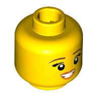 Plaatje in Gallery viewer laden, LEGO® los onderdeel Hoofd in kleur Geel 3626cpb1875