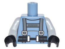 Plaatje in Gallery viewer laden, LEGO® los onderdeel Lijf met Motief Zandblauw 973pb2794c01