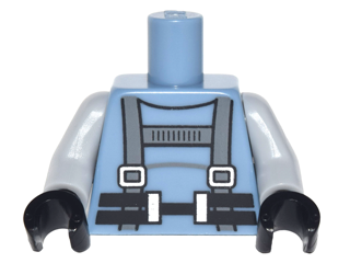 LEGO® los onderdeel Lijf met Motief Zandblauw 973pb2794c01