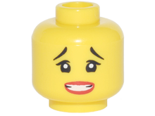 Plaatje in Gallery viewer laden, LEGO® los onderdeel Hoofd in kleur Geel 3626cpb1877