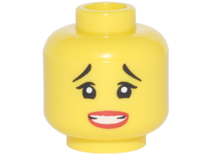 LEGO® los onderdeel Hoofd in kleur Geel 3626cpb1877