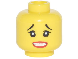 LEGO® los onderdeel Hoofd in kleur Geel 3626cpb1877