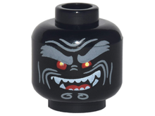 Plaatje in Gallery viewer laden, LEGO® los onderdeel Hoofd in kleur Zwart 3626cpb1883