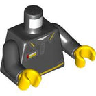 LEGO® los onderdeel Lijf met Motief Zwart 973pb2850c01