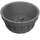 LEGO® los onderdeel Container Parel Donkergrijs 64951