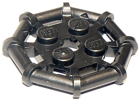 LEGO® los onderdeel Plaat Aangepast Parel Donkergrijs 75937