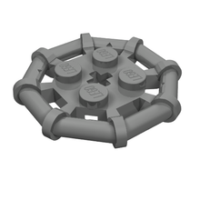 Plaatje in Gallery viewer laden, LEGO® los onderdeel Plaat Aangepast Parel Donkergrijs 75937