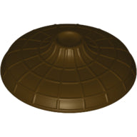 LEGO® los onderdeel Hoofddeksels in kleur Donker Bruin 26007