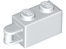 LEGO® los onderdeel Steen Aangepast in kleur Wit 34816