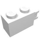 LEGO® los onderdeel Steen Aangepast in kleur Wit 26597