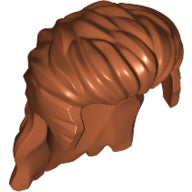 Plaatje in Gallery viewer laden, LEGO® los onderdeel Haar in kleur Donker Oranje 24072