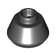 LEGO® los onderdeel Kegel in kleur Zwart 33492