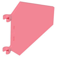 Plaatje in Gallery viewer laden, LEGO® los onderdeel Vlag in kleur Doorzichtig Rood x1435