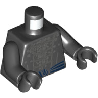 LEGO® los onderdeel Lijf met Motief Zwart 973pb2808c01