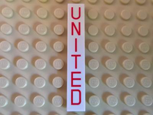 Plaatje in Gallery viewer laden, LEGO® los onderdeel Tegel met Motief in kleur Wit 6636pb154